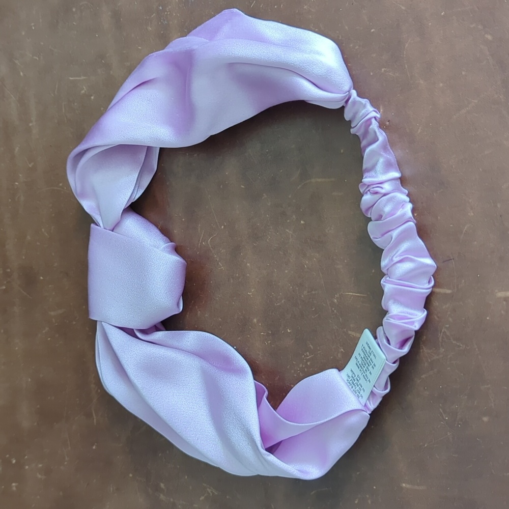 100% silk headband